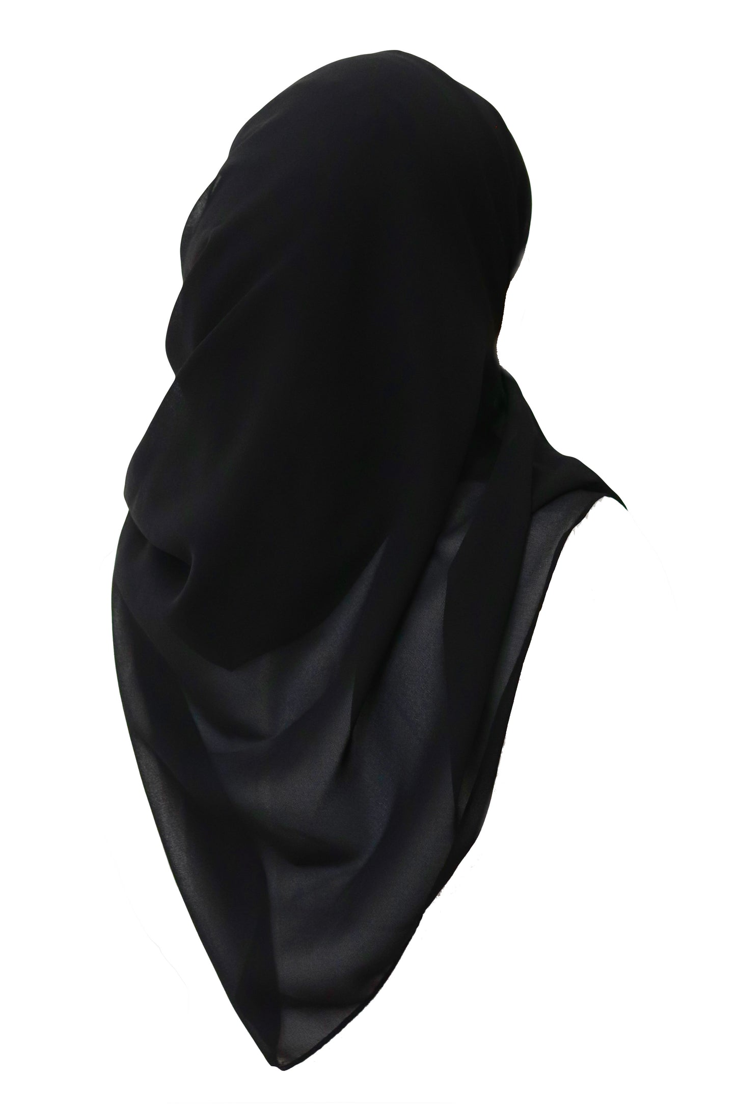 Black premium chiffon